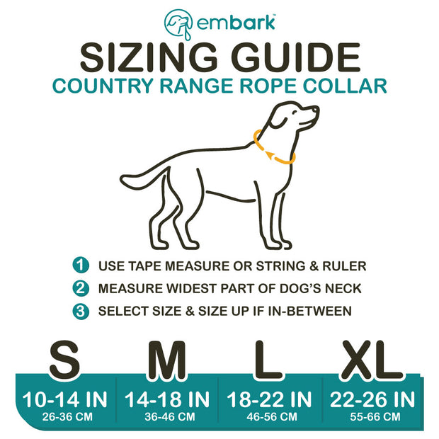 Country Range Cotton Rope Collar